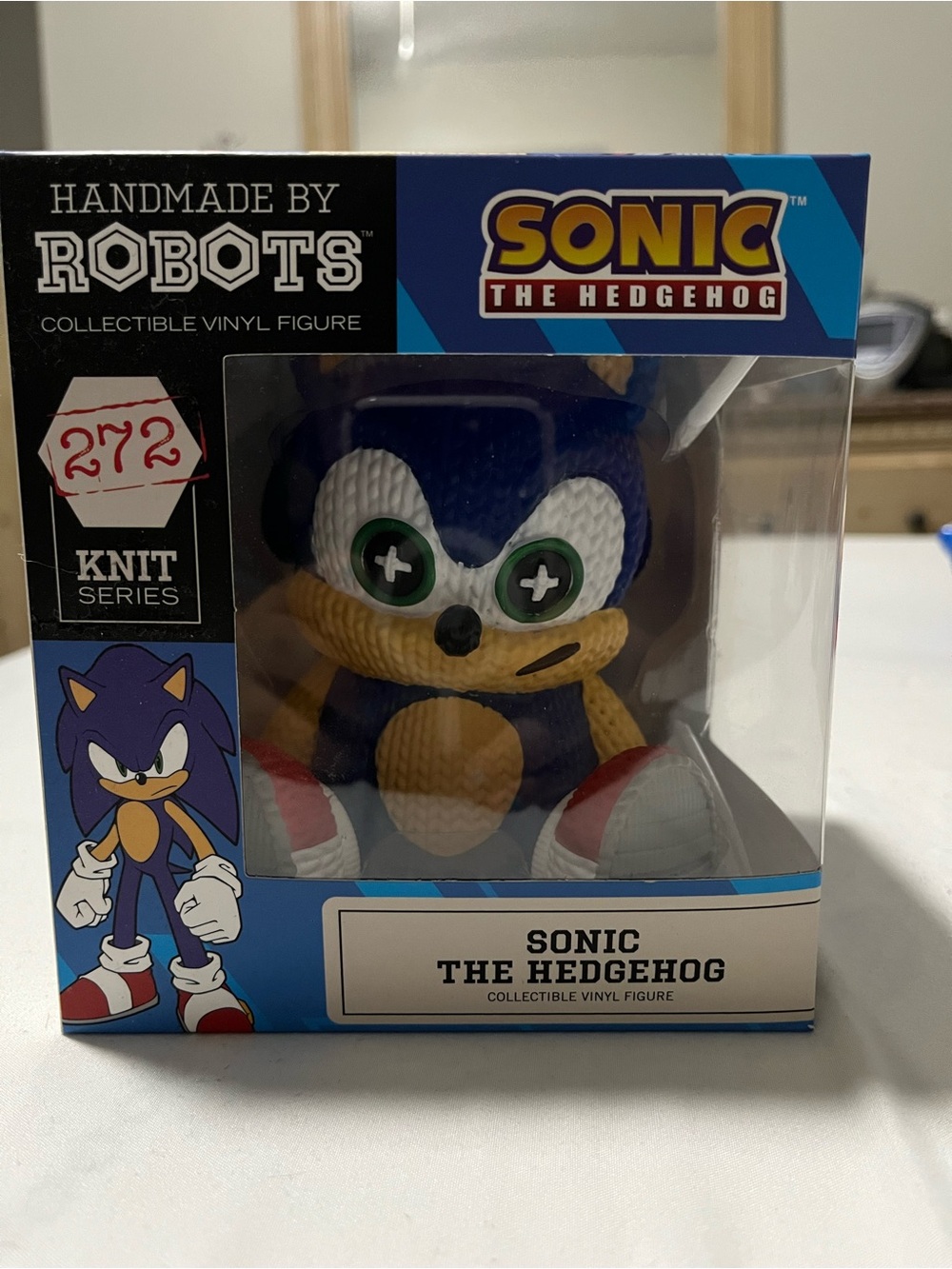 Sonic the Hedgehog Handmade by Robots knit series figure